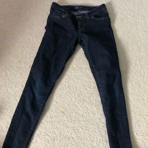 Girls size 14 regular denim leggings - like new